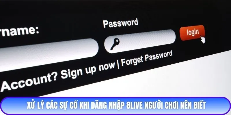 Xử lý các sự cố khi đăng nhập 8live người chơi nên biết